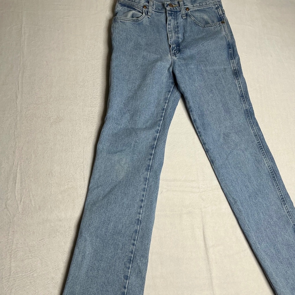 Wrangler‎ Jeans Womens 30x29 Light Wash Denim Bootcut Mid Rise Pants